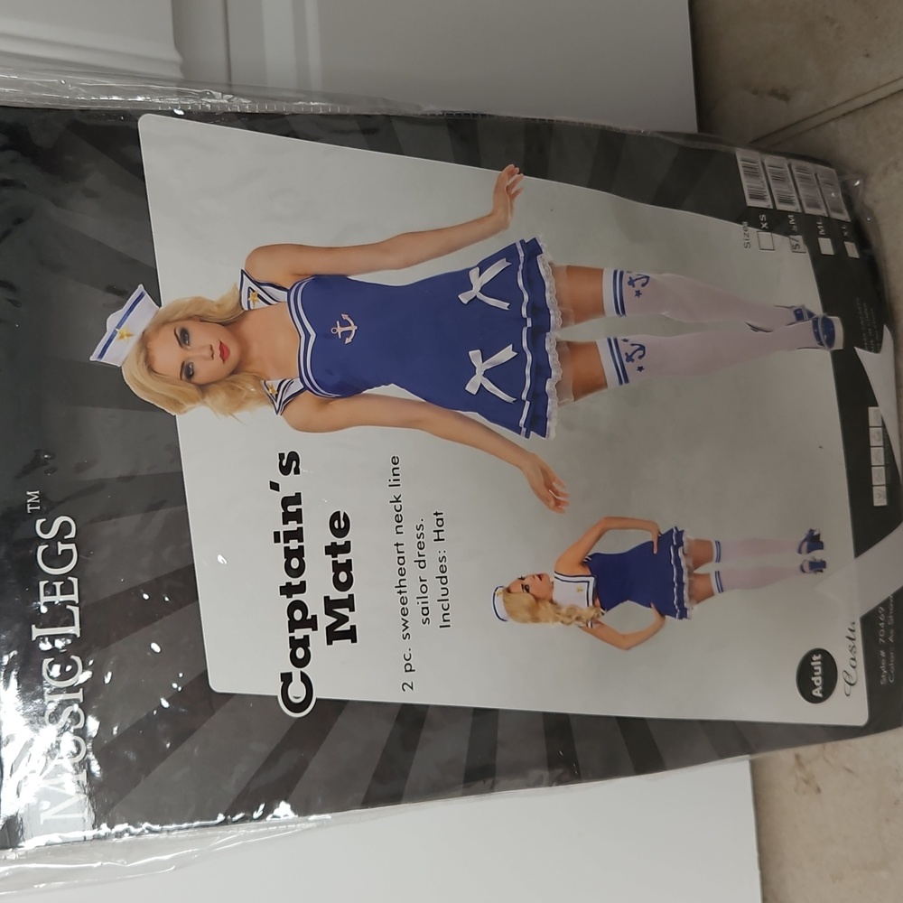 Music Legs Captain's Mate Halloween Costume - New